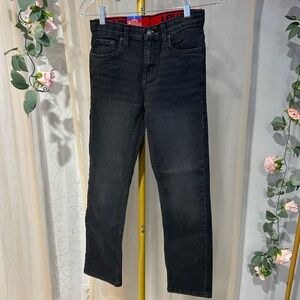 Levi's Kids Black Jeans with Red Detail